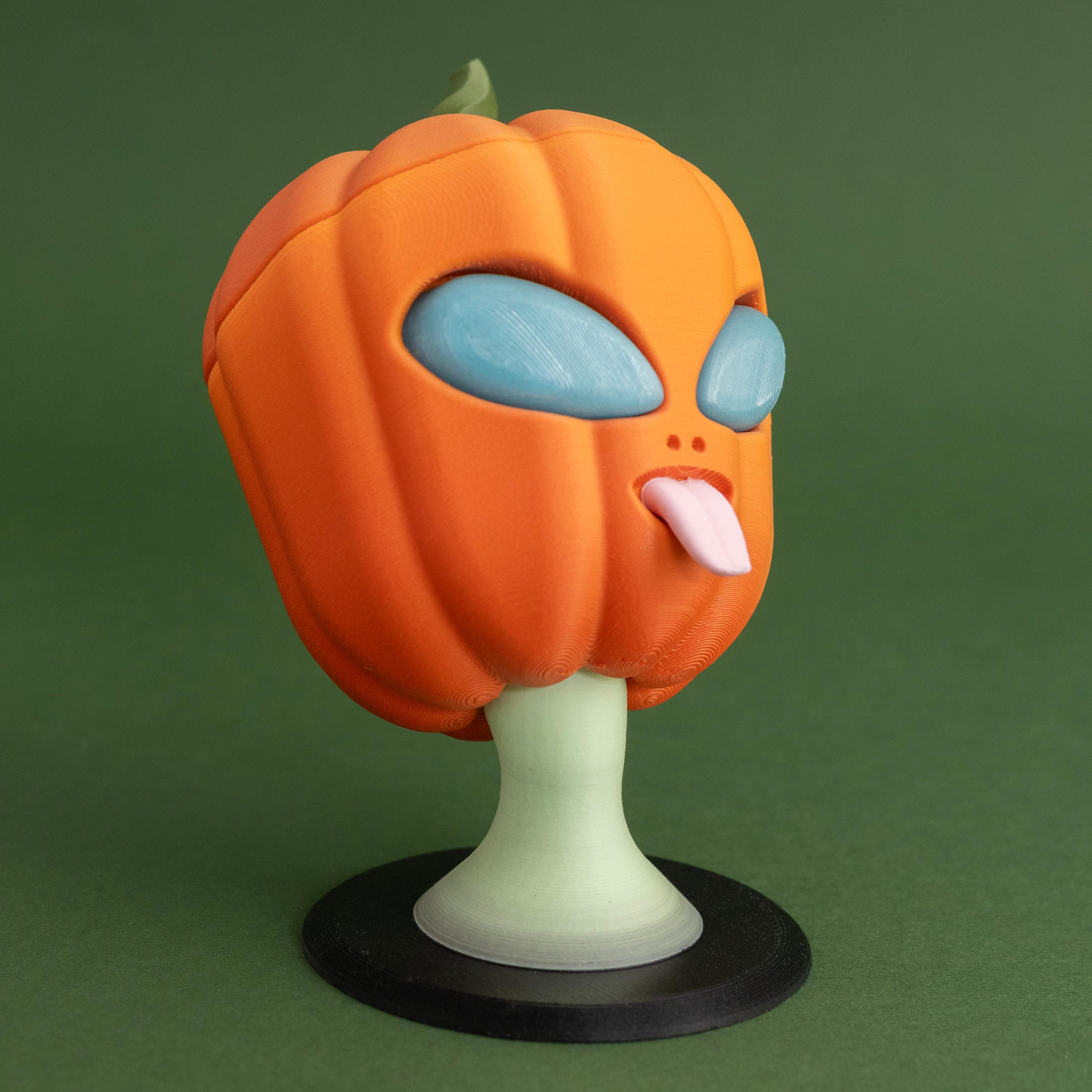 Zørp-O'-Lantern Bust Stand 3d model