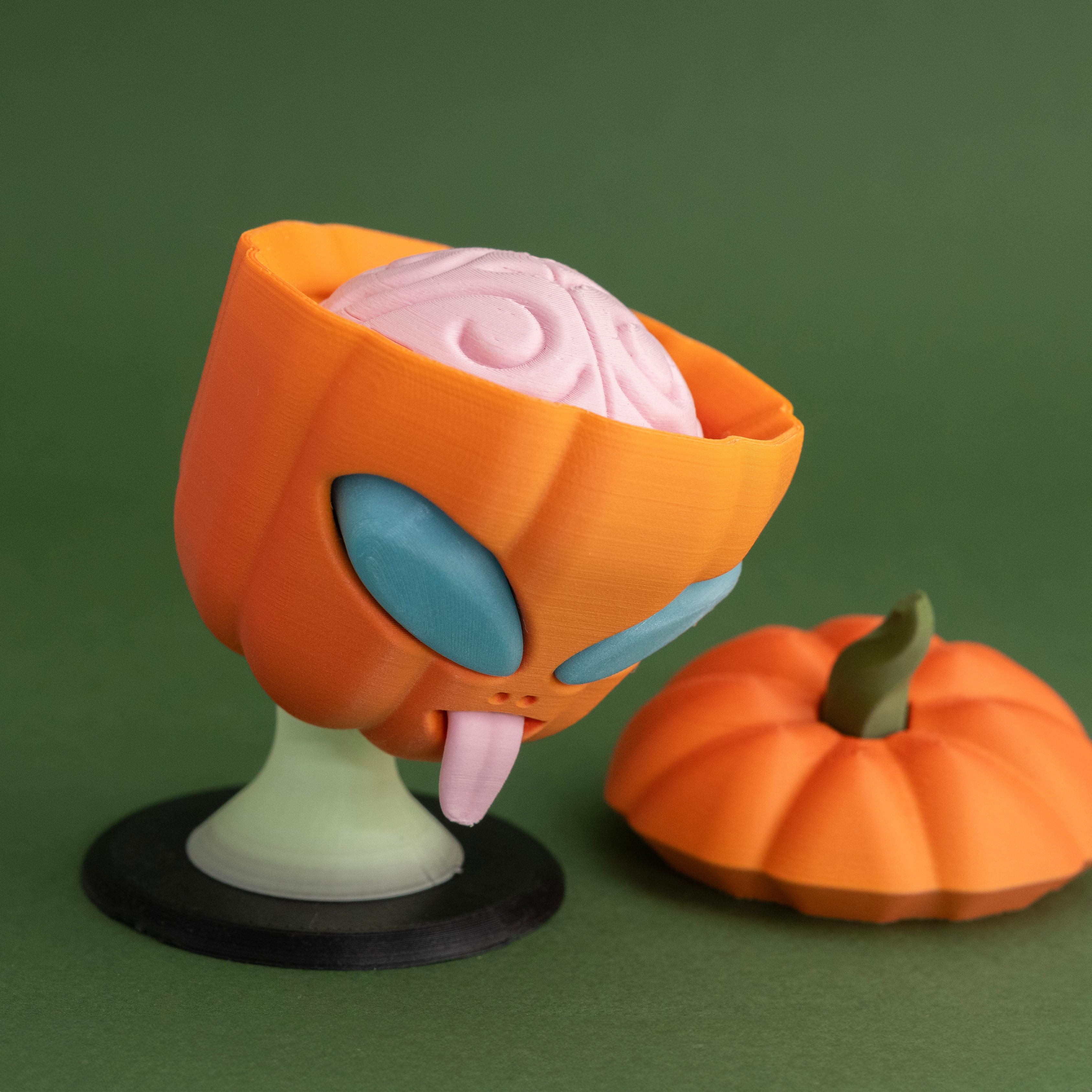 Zørp-O'-Lantern Bust Stand 3d model