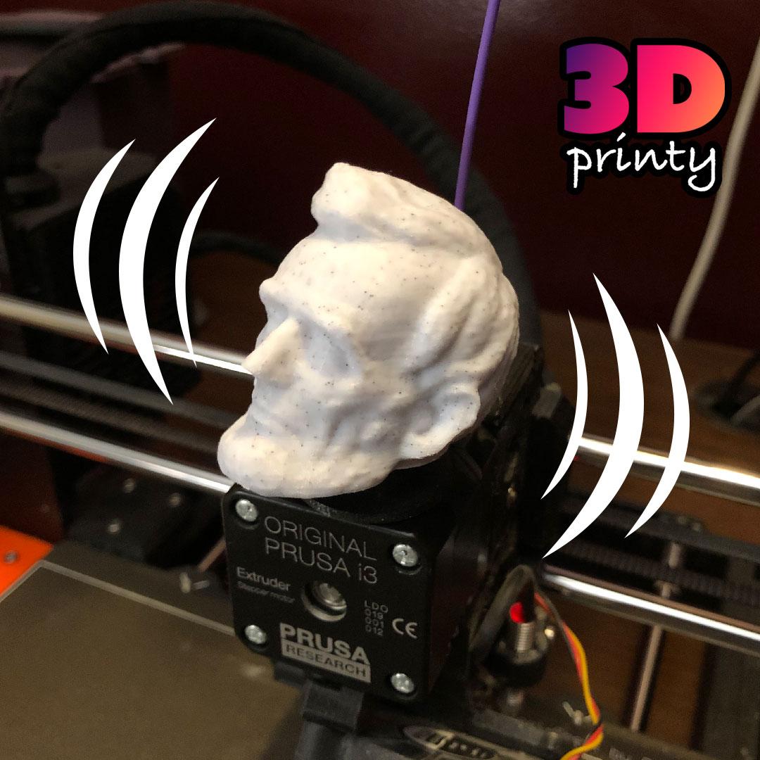 Lincoln Printer Bobblehead 3d model