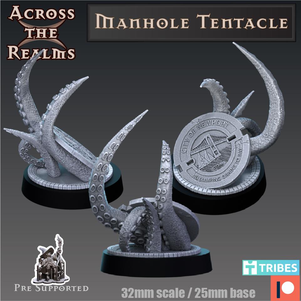 Manhole Tentacle 3d model