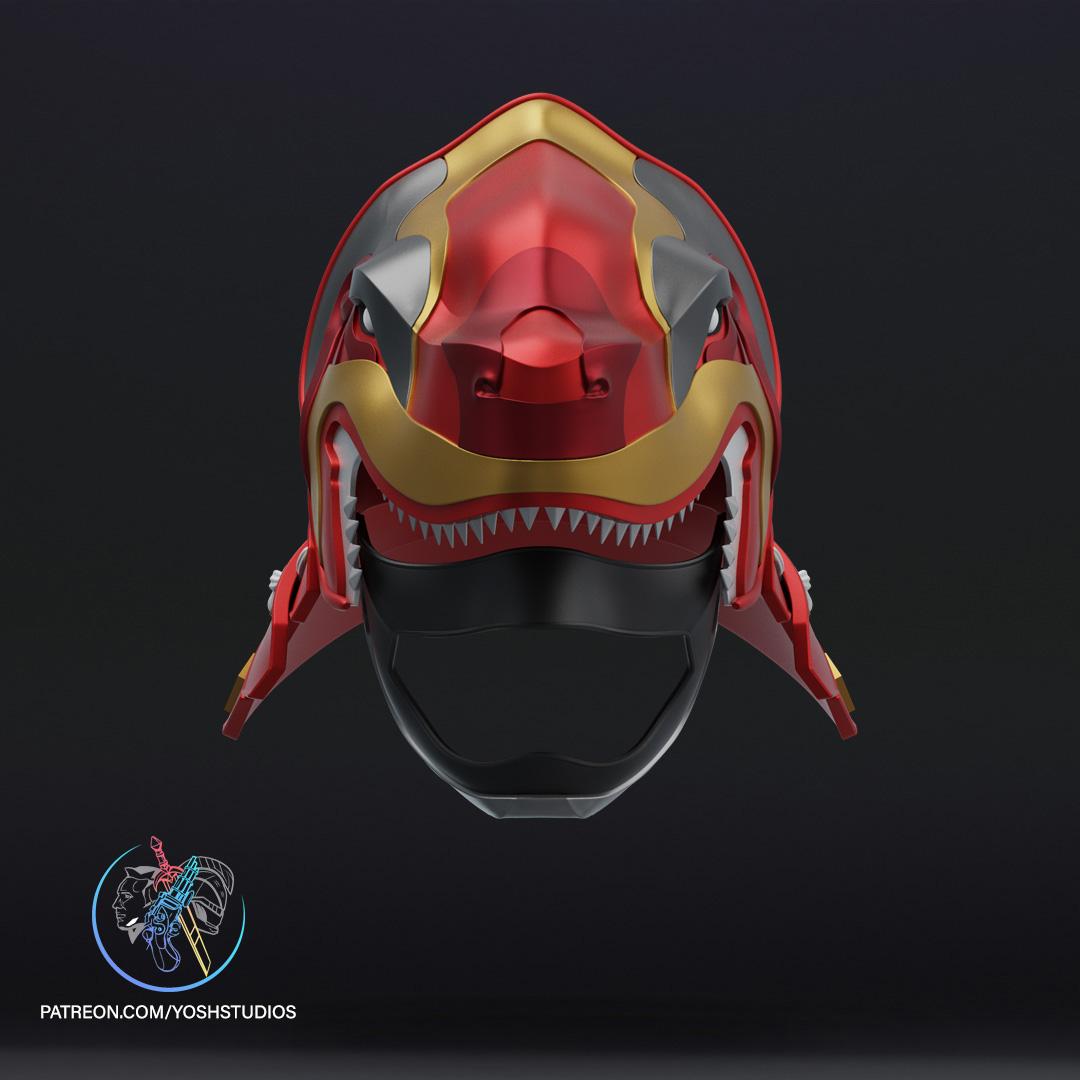 Sengoku Red Helmet 3d Print File STL Samurai 3d model