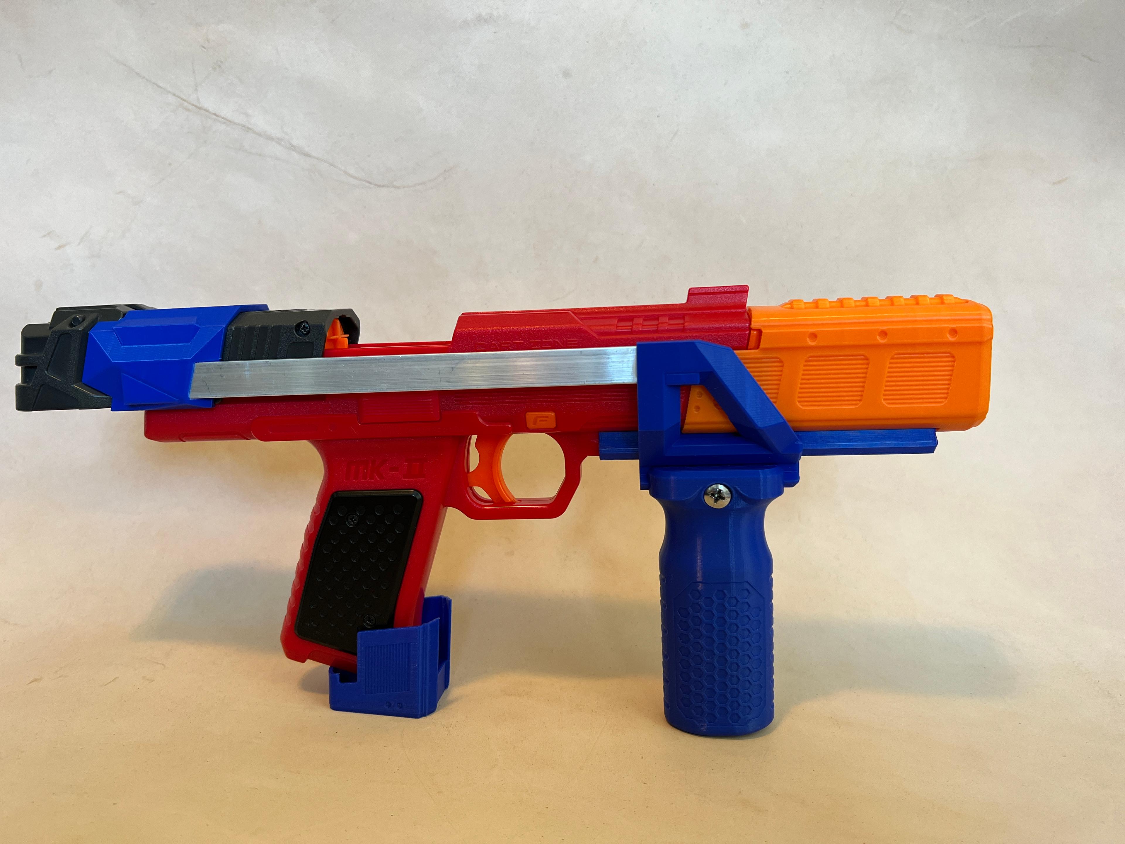 Dart Zone Mk2 Ultra Pump Grip 3d model