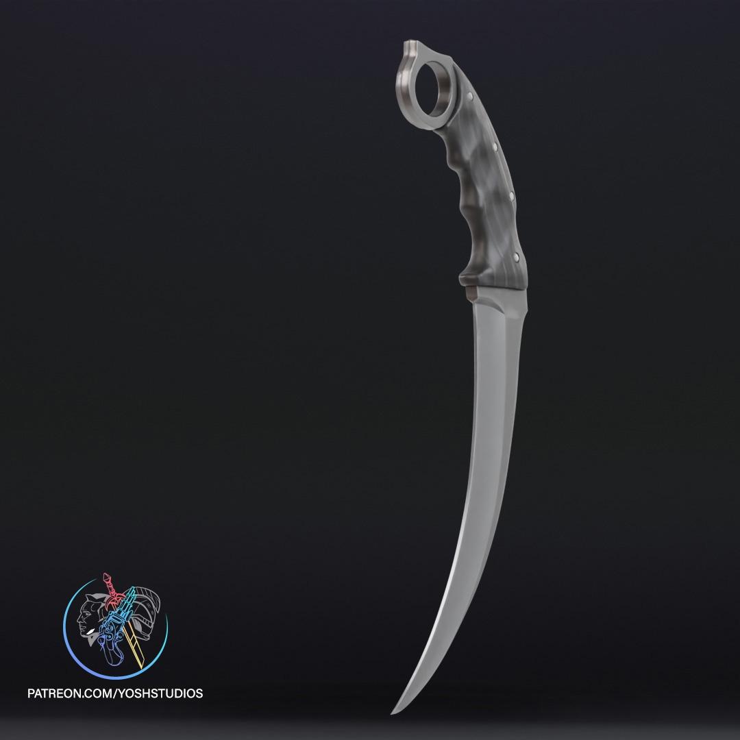 Smoke's Knife MK1 3D Printer File STL 3d model