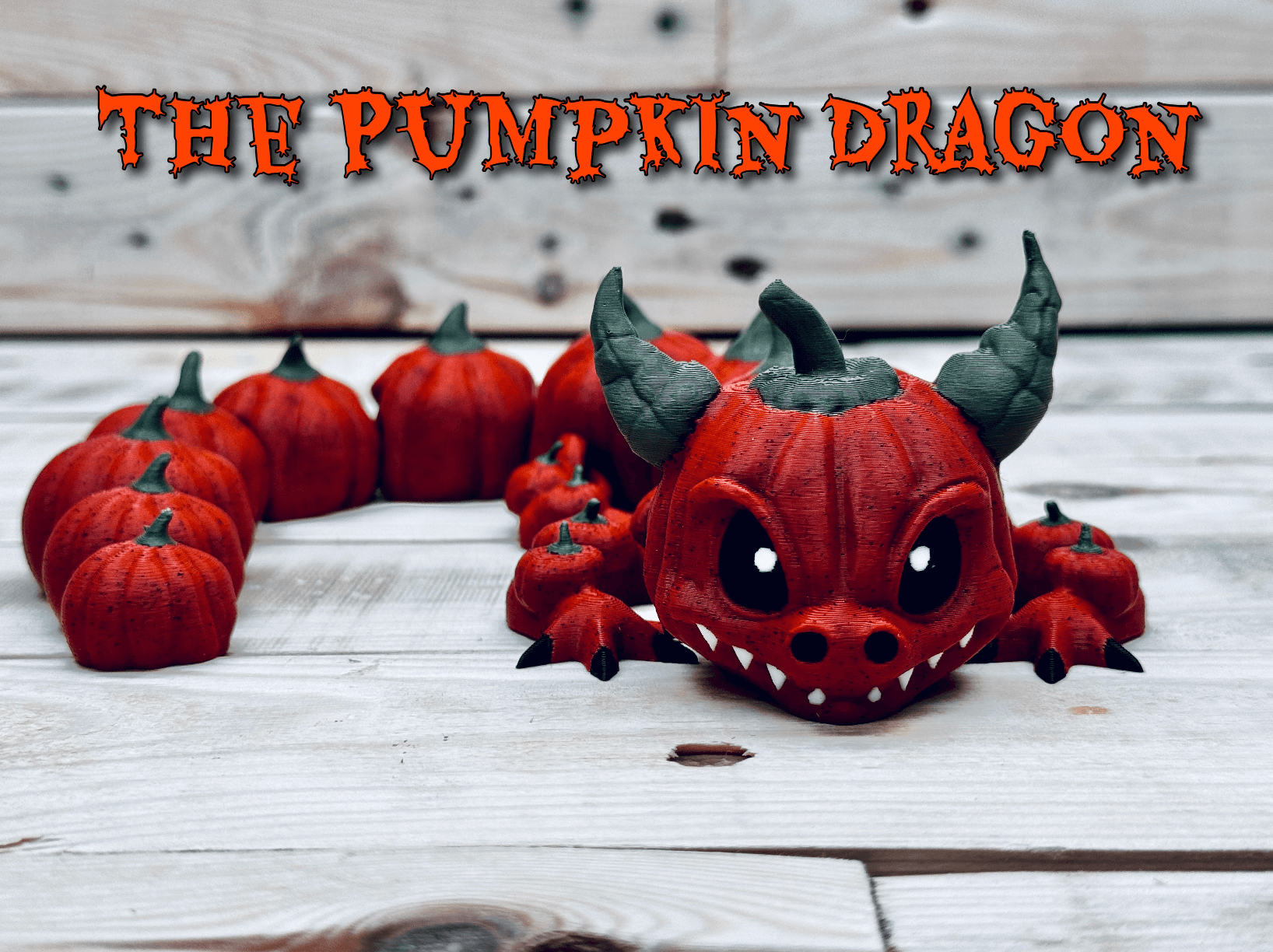 Pumpkin Dragon 3d model