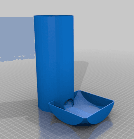 Cat Feeder Lid 3d model