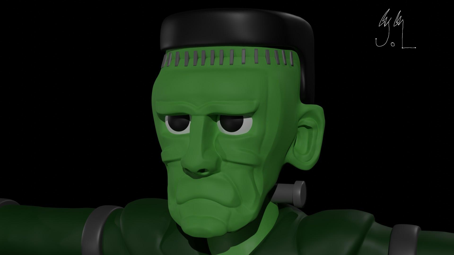 Frankenstein Swing Set 3d model