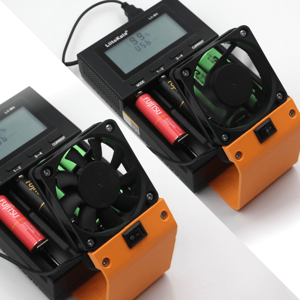 Battery Charger Cooling Fan - Main Body-1.STL 3d model