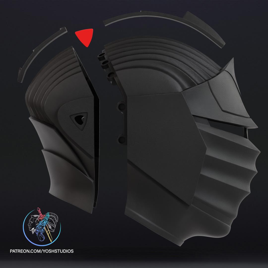 Ashoka Inquisitor Helmet 3d Model STL 3d model