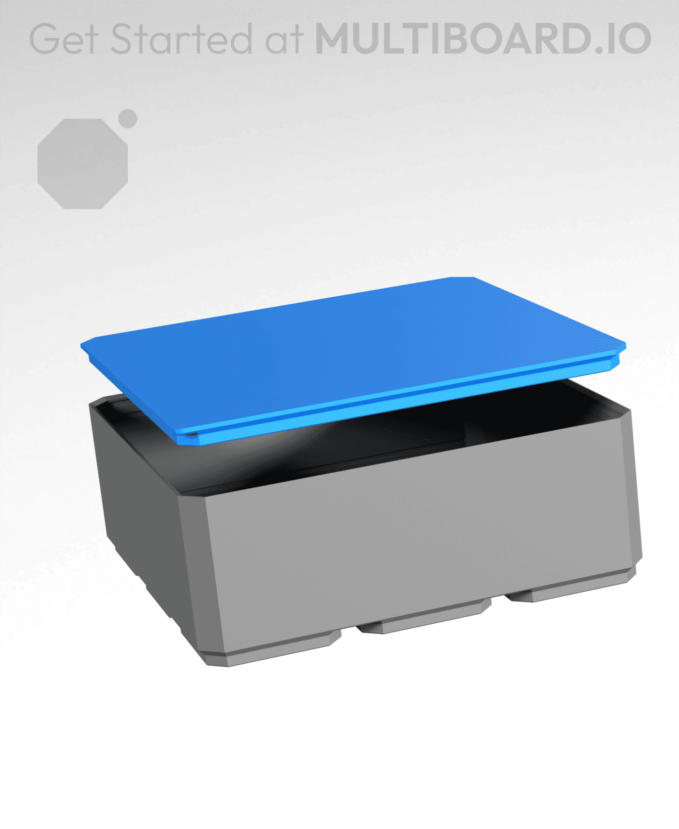 3x3 Drop In Tab Lid 3d model