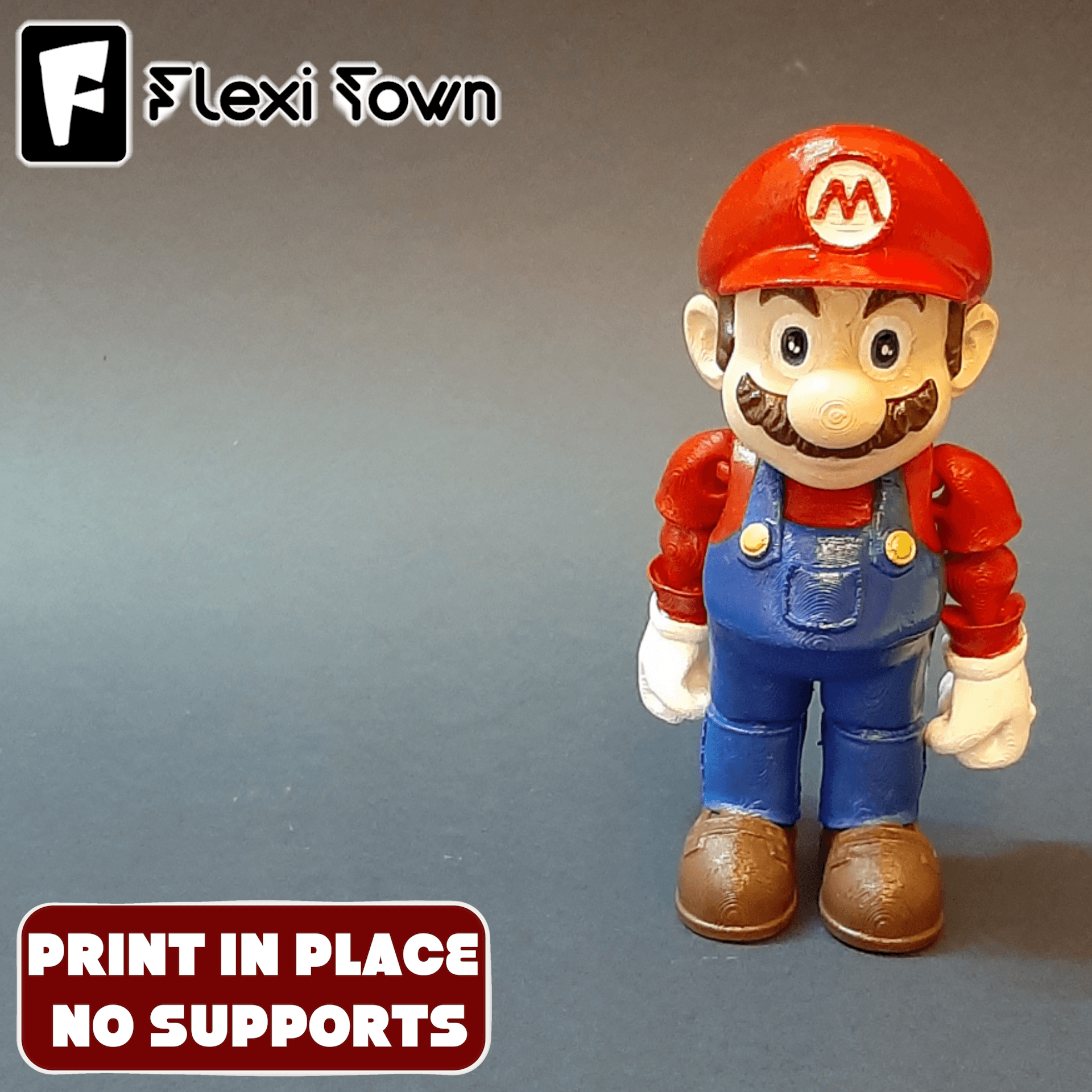 Flexi Print-in-Place Mario 3d model