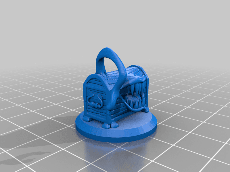 2nd Ed AD&D Mimic 3d model