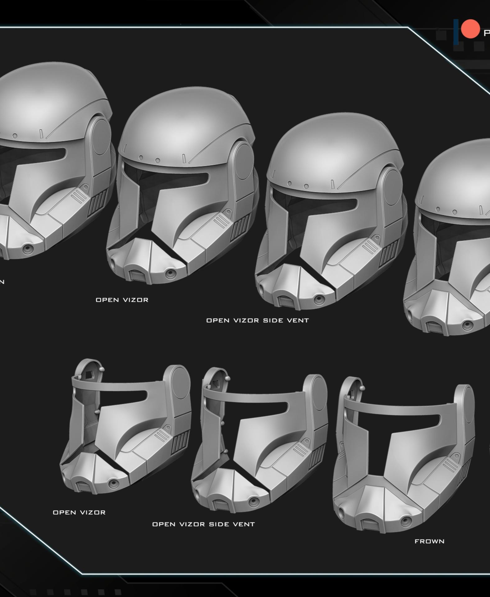 Republic Commando helmet 2005 game 3d model