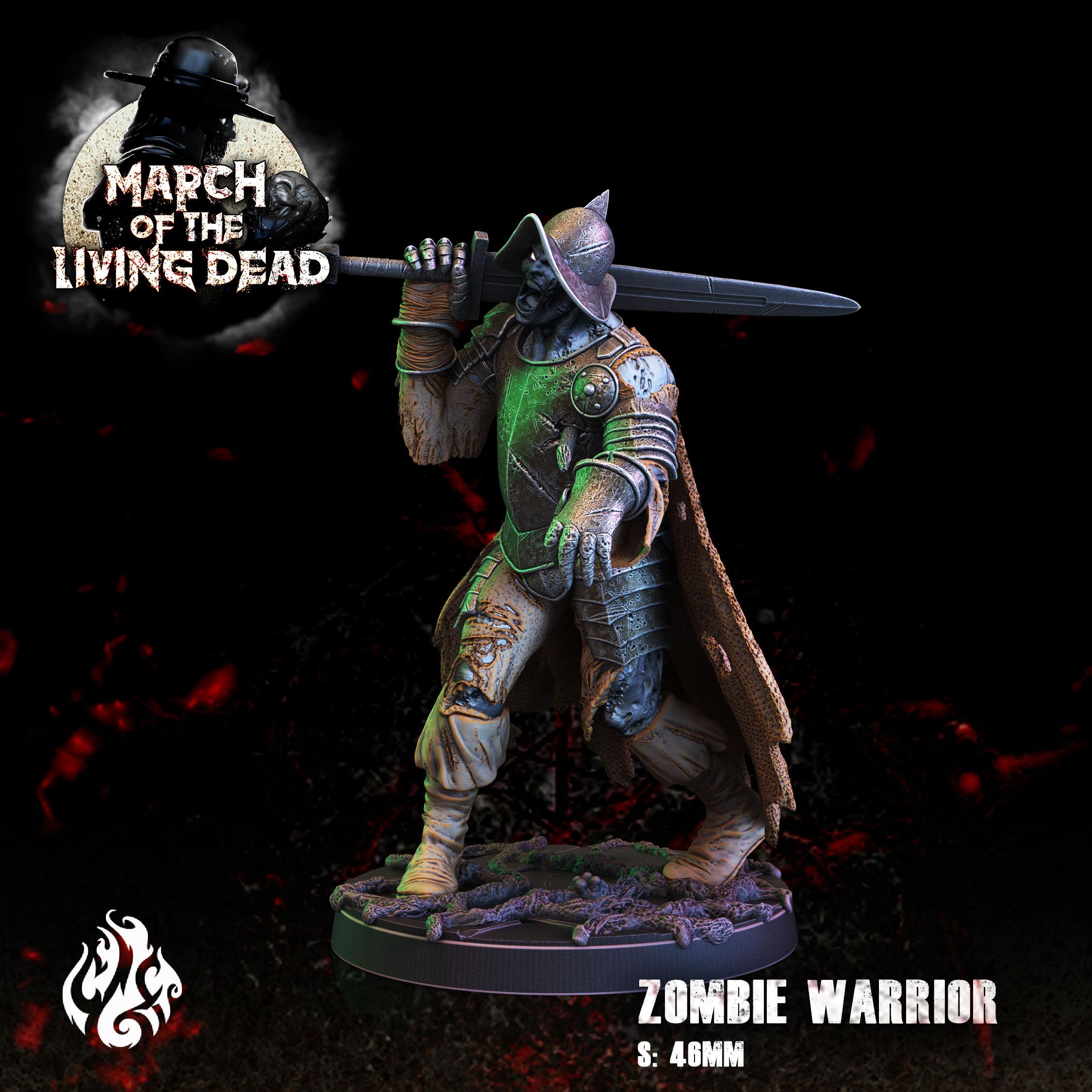 Zombie Warrior 3d model