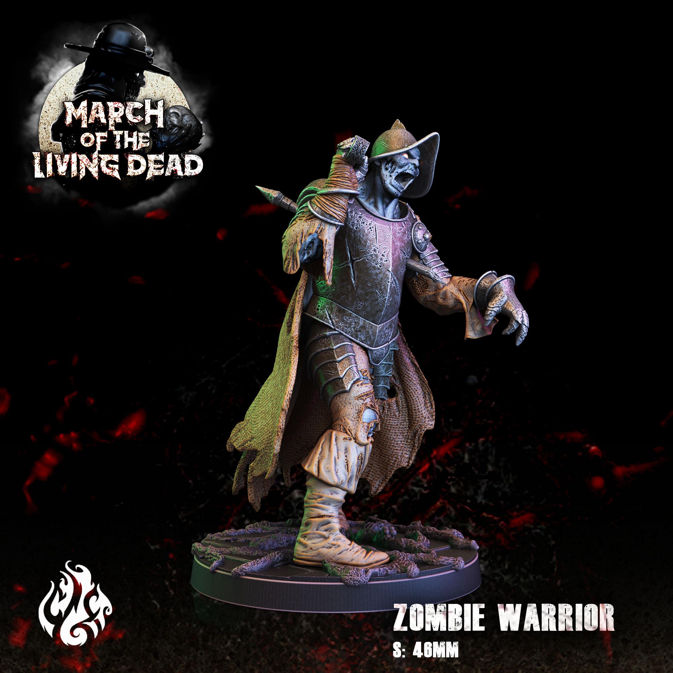 Zombie Warrior 3d model