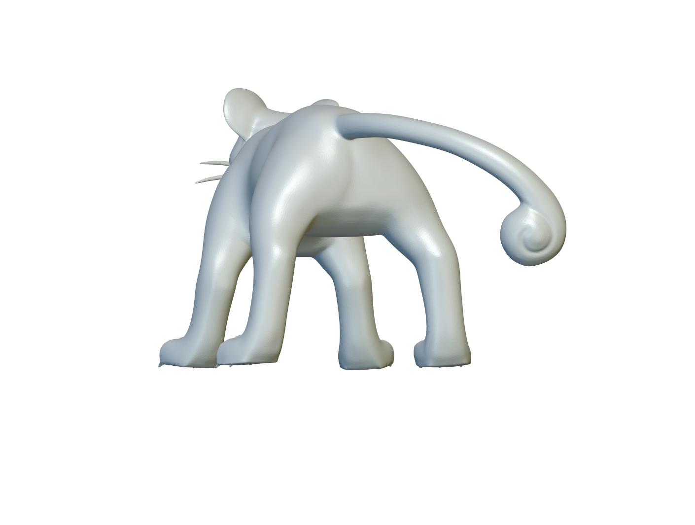 Pokemon Persian #53 - Optimized for 3D Printing 3d model