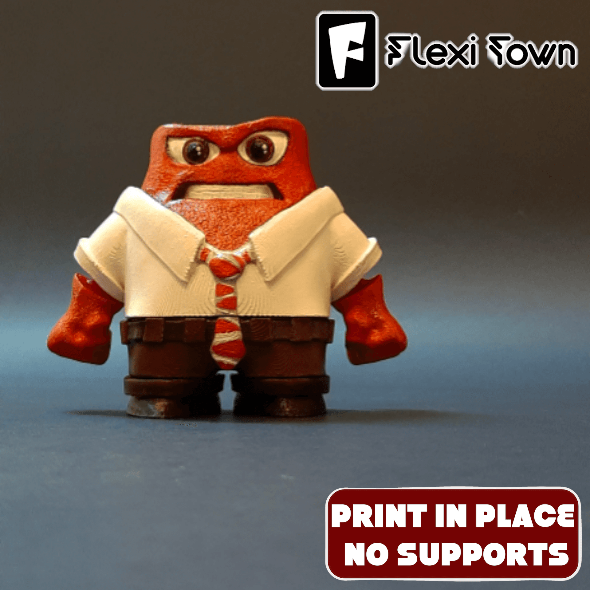 Flexi Print-in-Place Anger 3d model