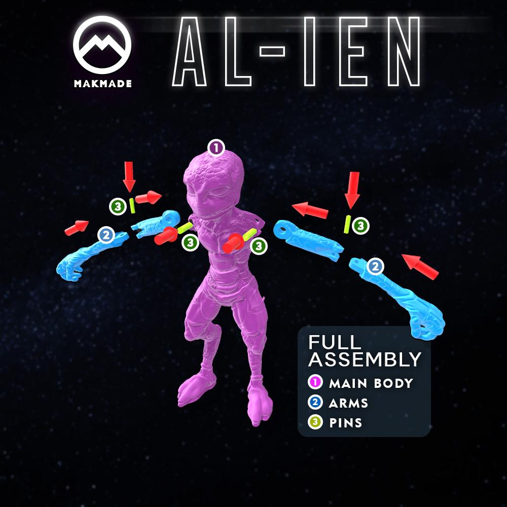 Al the Alien 3d model