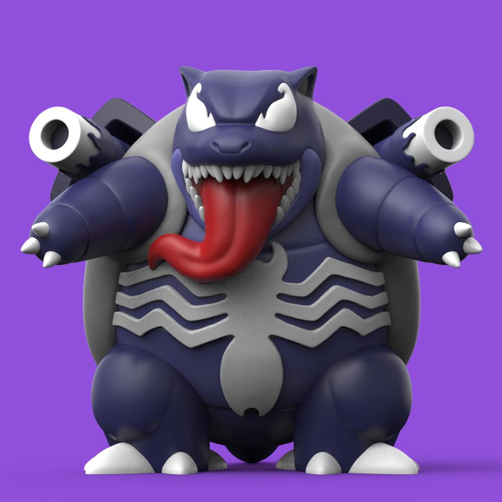 Venom Blastoise 3d model