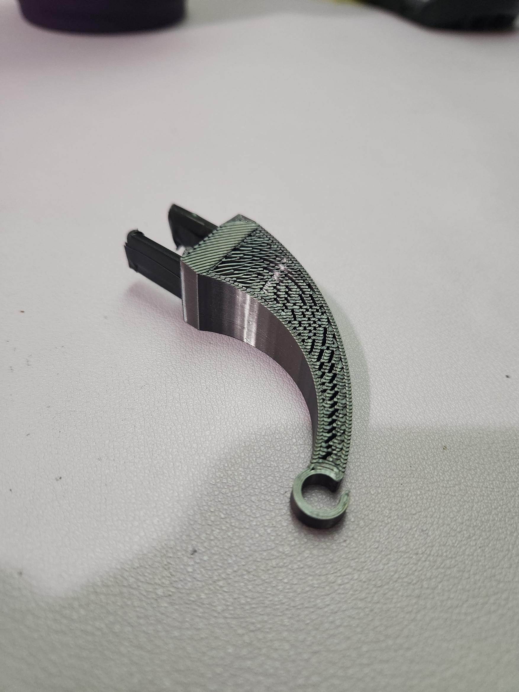 Stubby filament guide for Ender 3 v2 3d model