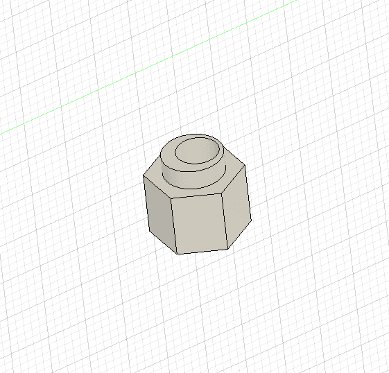 Eccentric spacer (10.75mm Length).stl 3d model