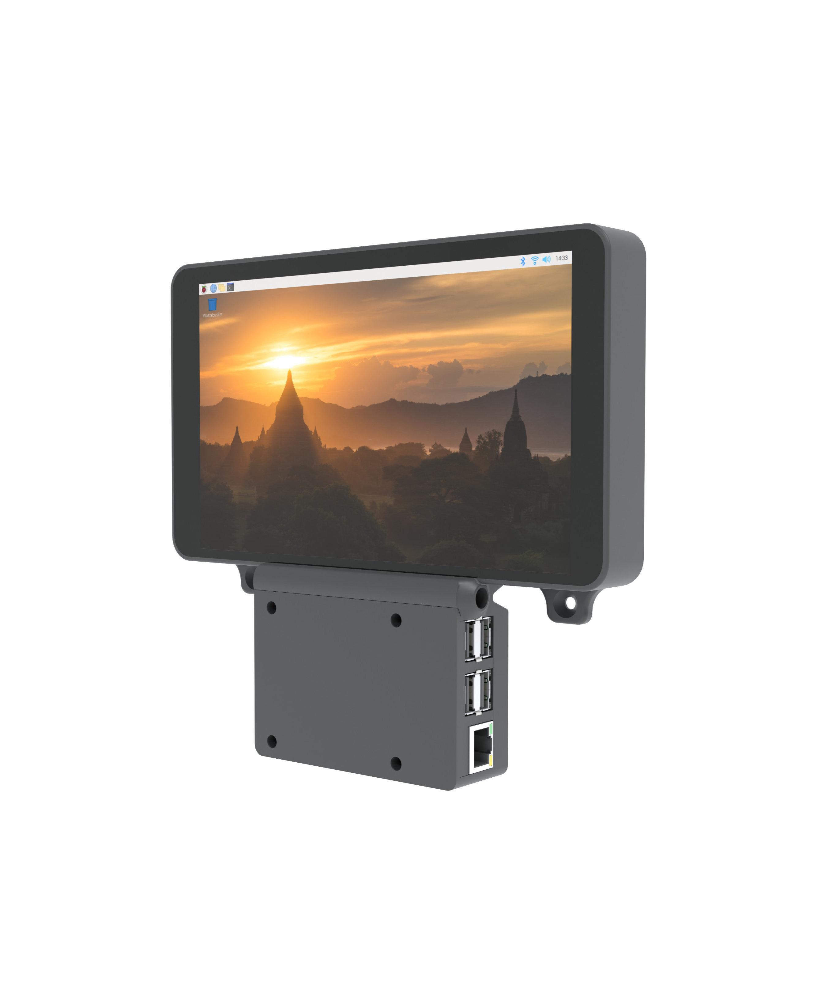 Raspberry Pi 3 Touchscreen Wall Mount 3d model