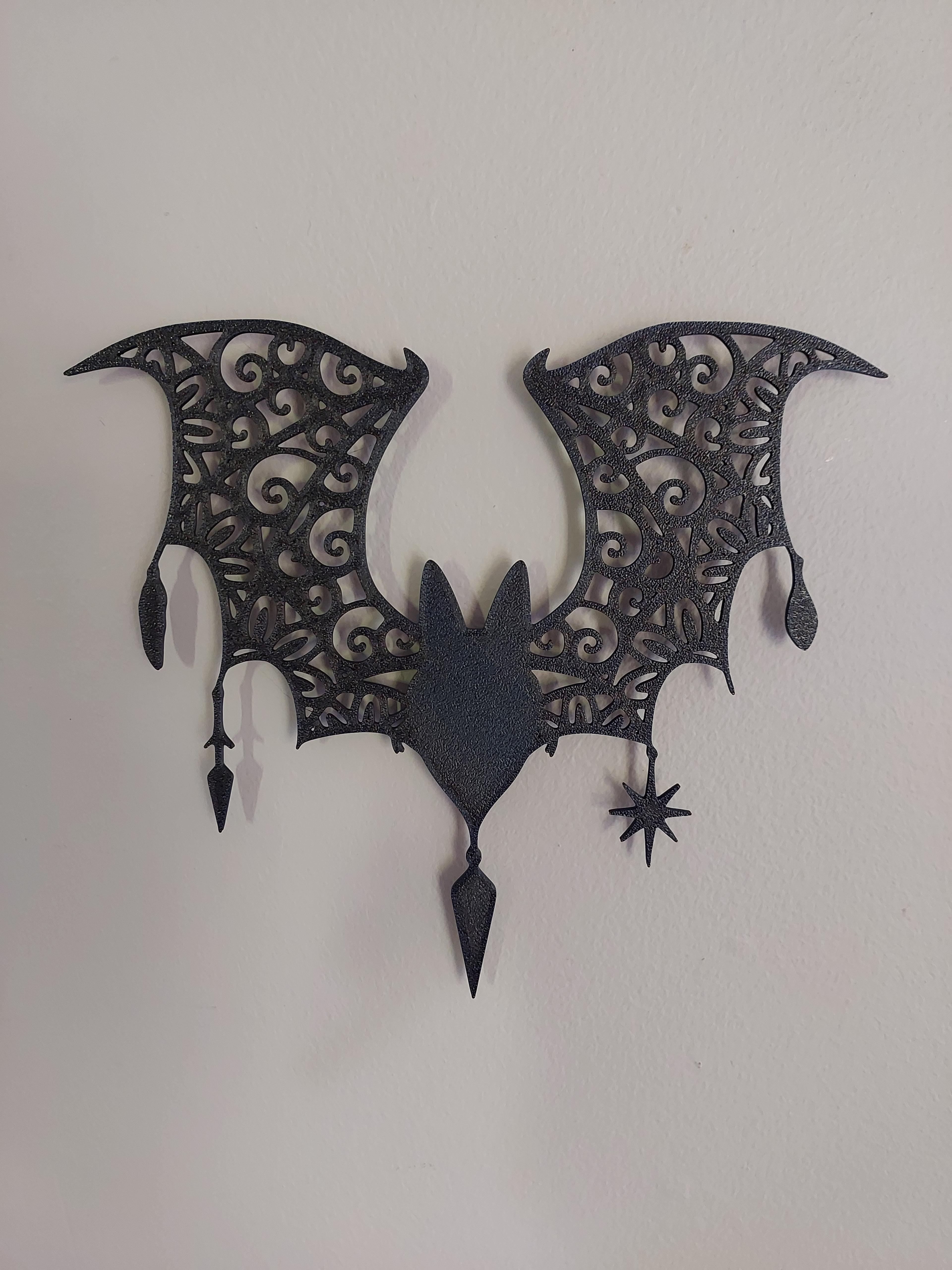 Ornate Halloween Bat 3d model