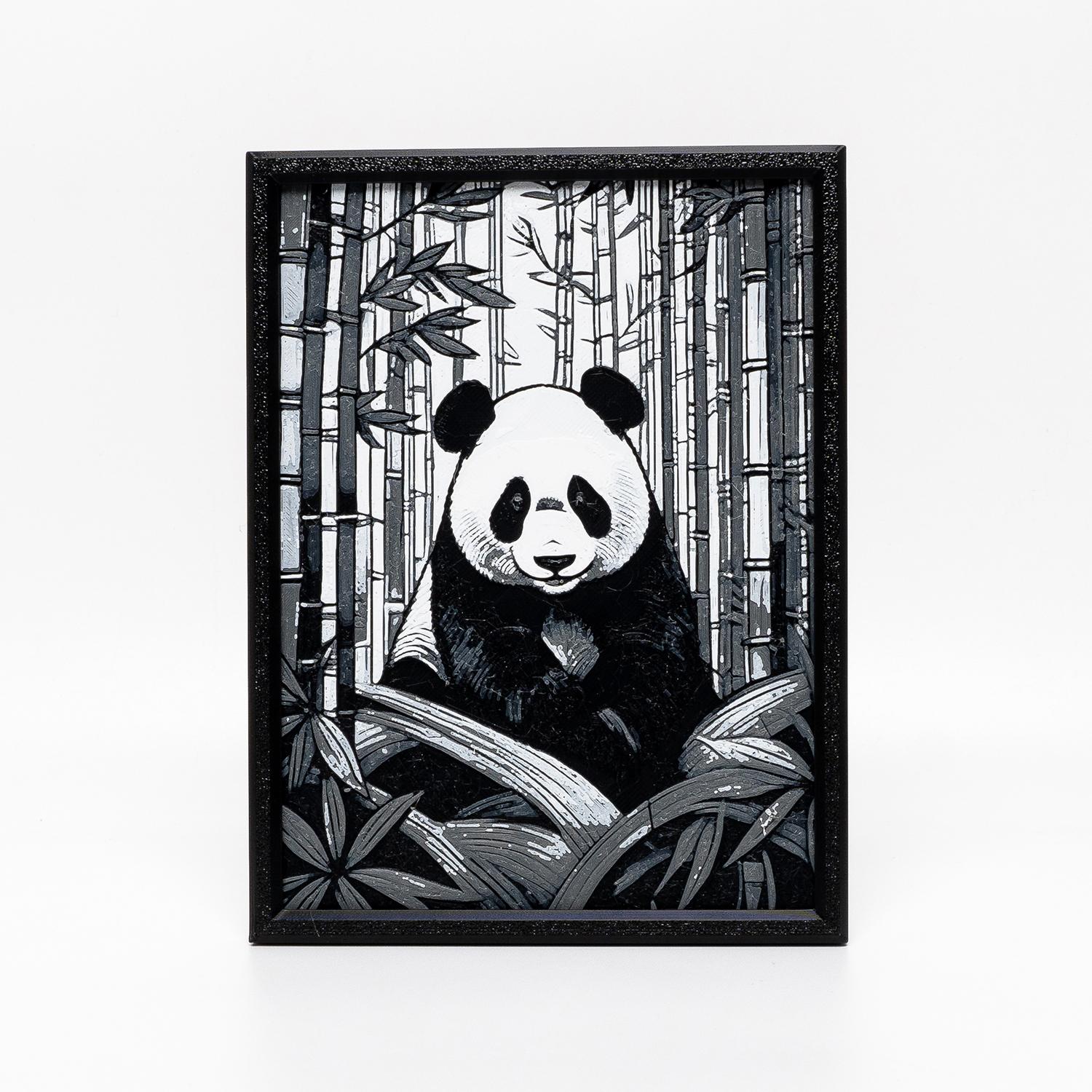 Giant Panda Wall Art 3d model