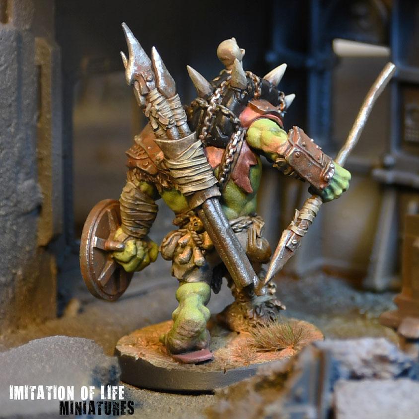 Ûber Mutant, Post Apocalyptic Miniature 3d model