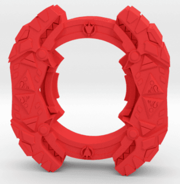 BEYBLADE TYRANNOZORD | COMPLETE | POWER RANGERS SERIES 3d model