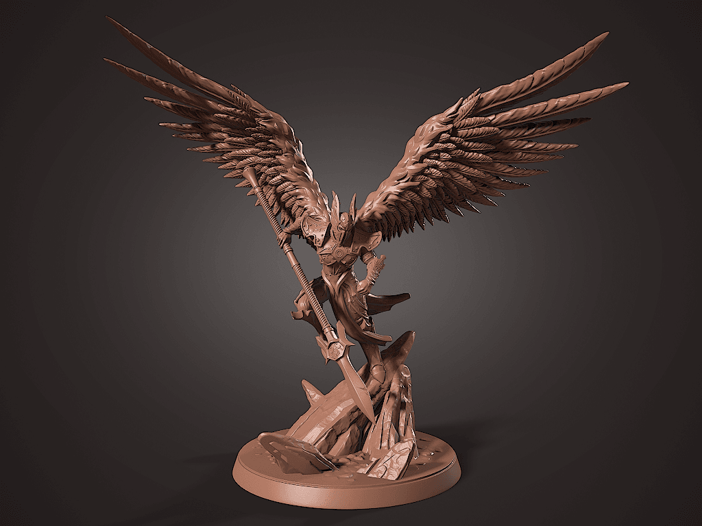 Winged Warrior 3d model