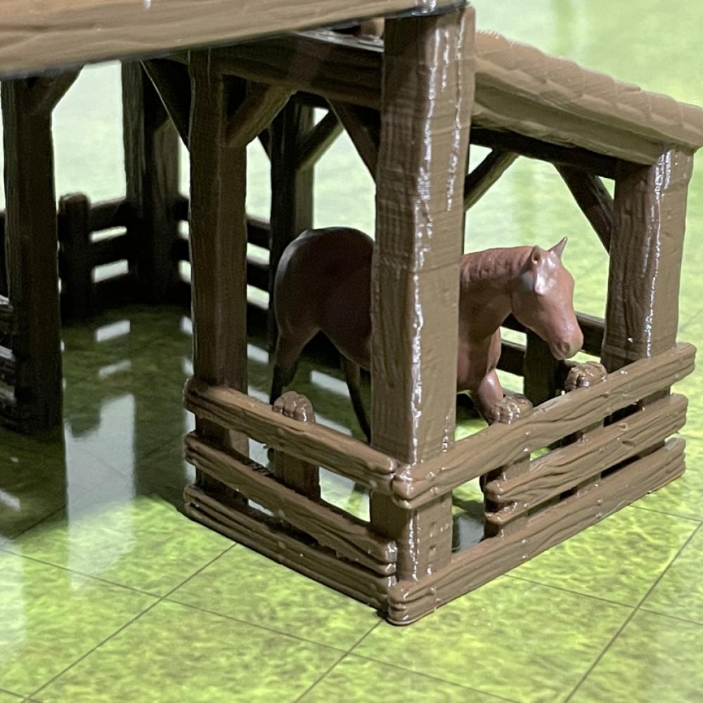 Stables 3d model