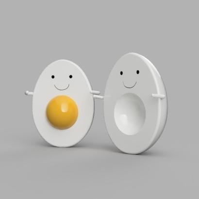 EGG HUG 3d model