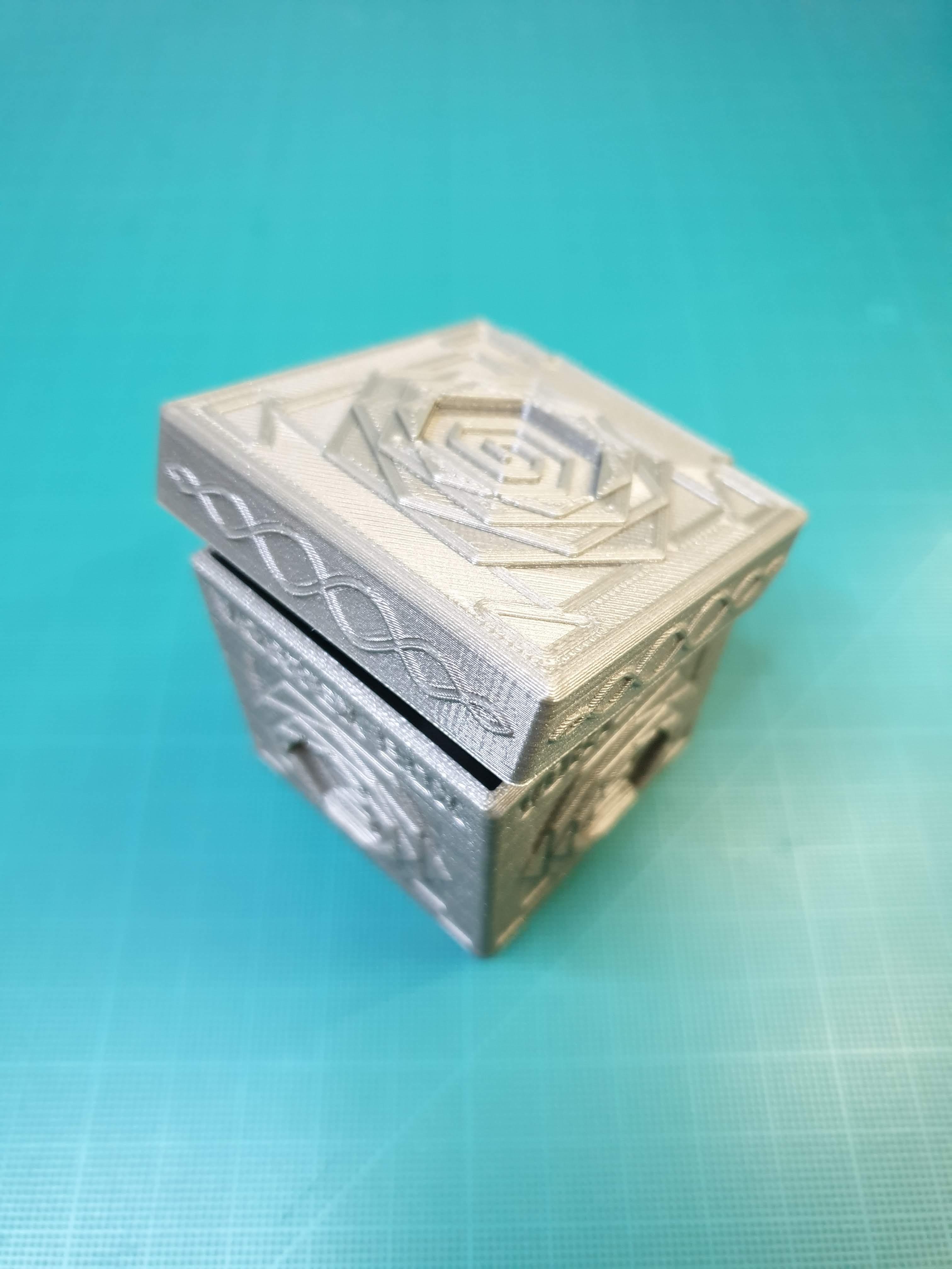 Vortex Print-in-Place Puzzle Box 3d model