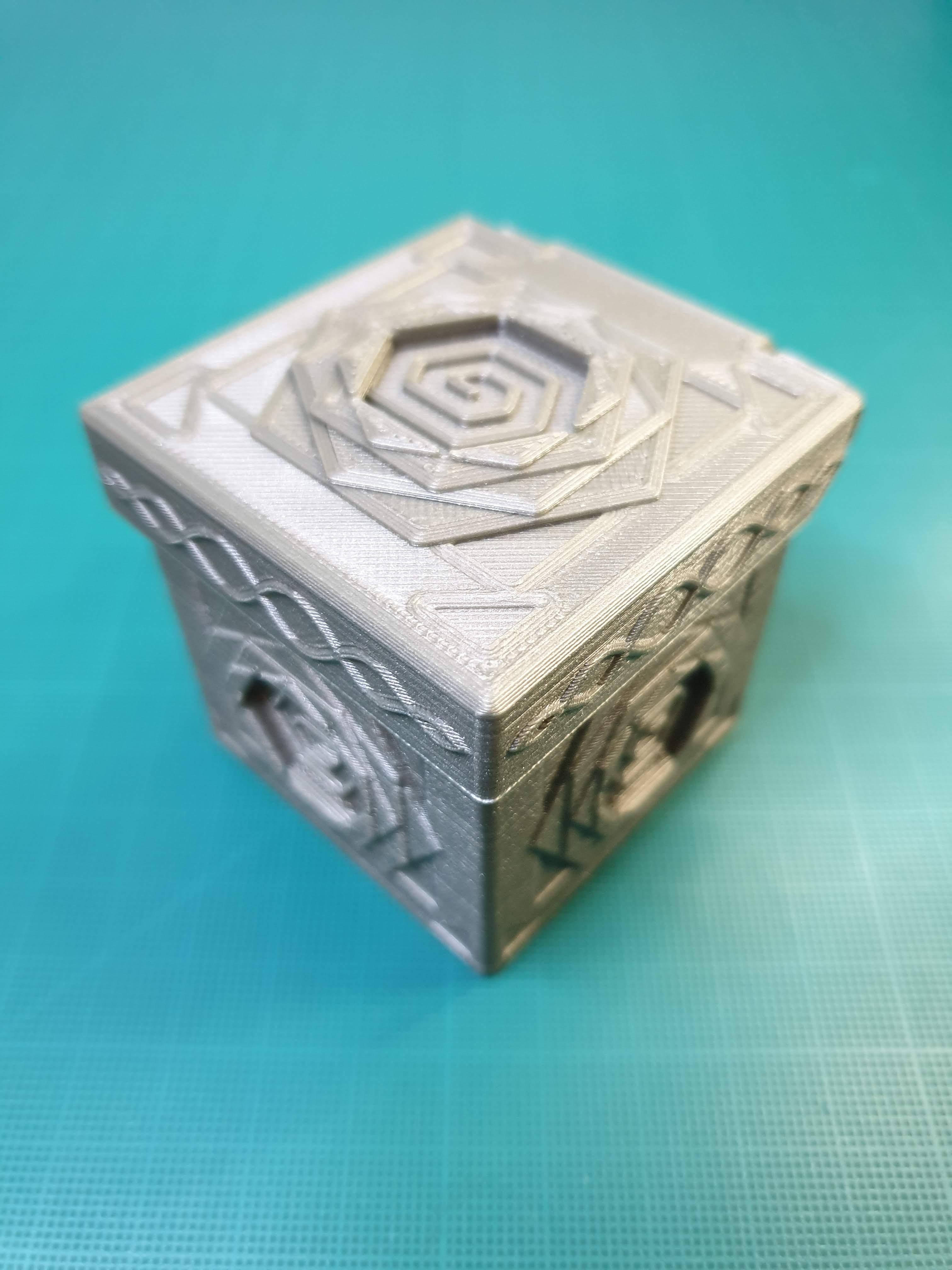 Vortex Print-in-Place Puzzle Box 3d model