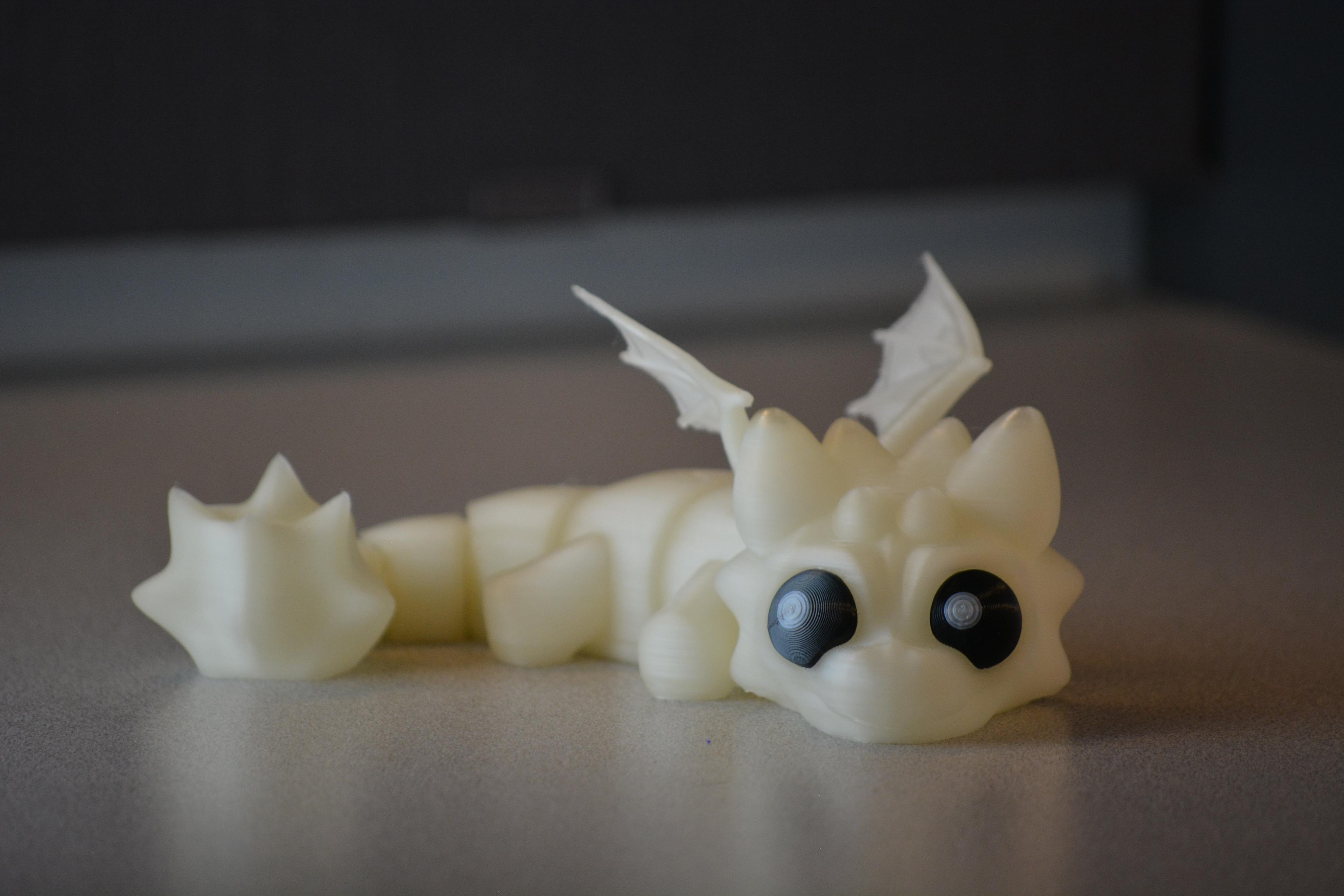 Baby Dragon - Single and Multimaterial printing 3d model