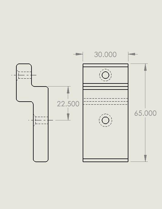 Bed Frame Bracket 3d model