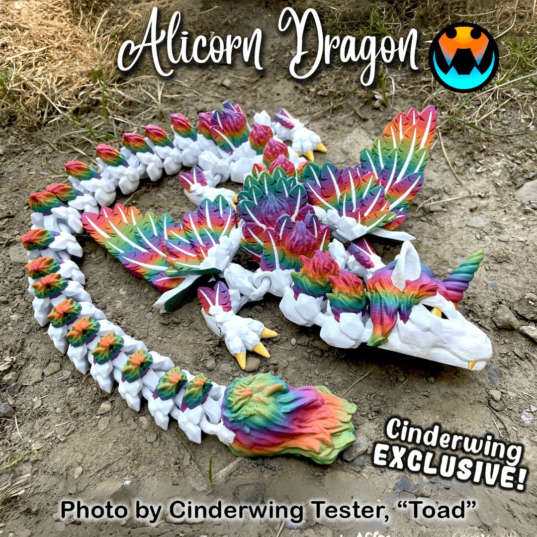 Alicorn Dragon 3d model