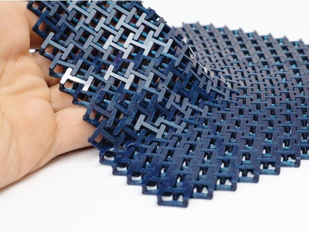 Chainmail - 3D Printable Fabric 3d model