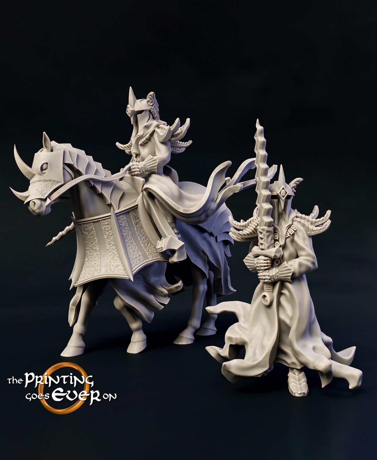 Dark King - On Foot and Mounted 3d model