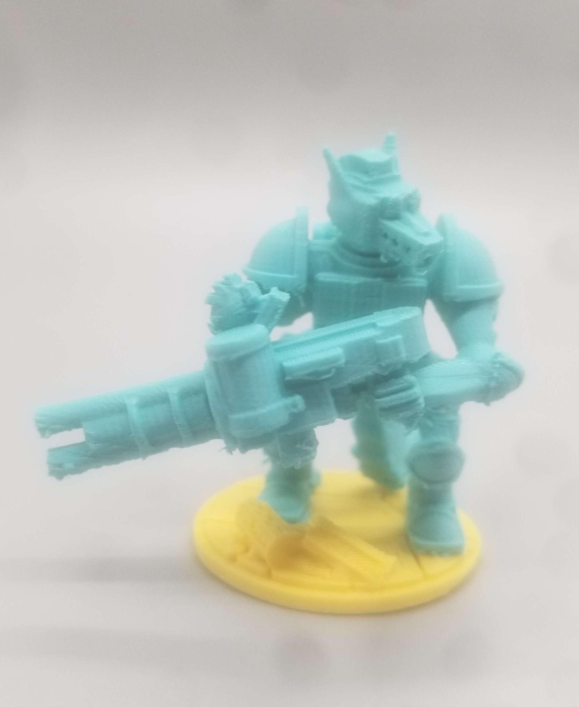 FHW Voidfang Eraser Rail Cannon trooper v1.1 3d model