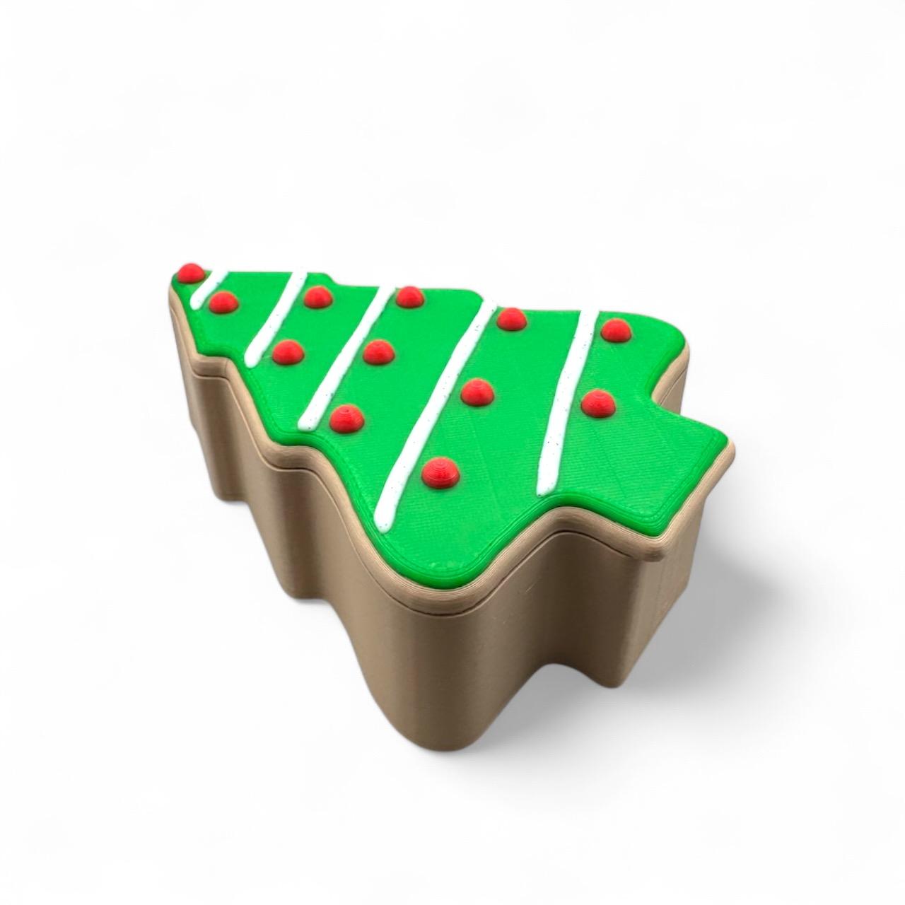 Christmas Tree Cookie Container 3d model