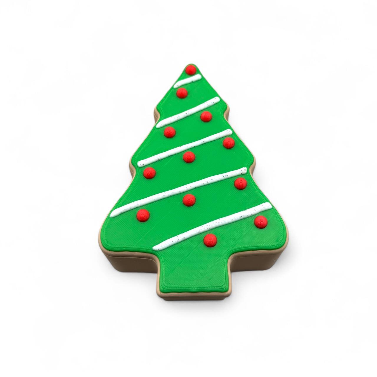 Christmas Tree Cookie Container 3d model