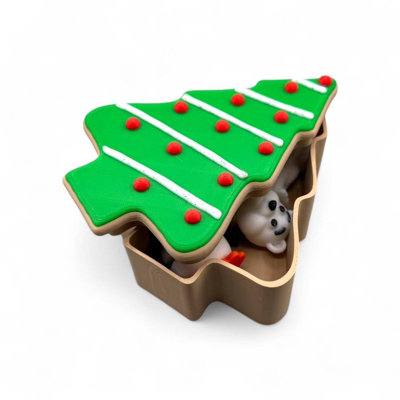 Christmas Tree Cookie Container 3d model