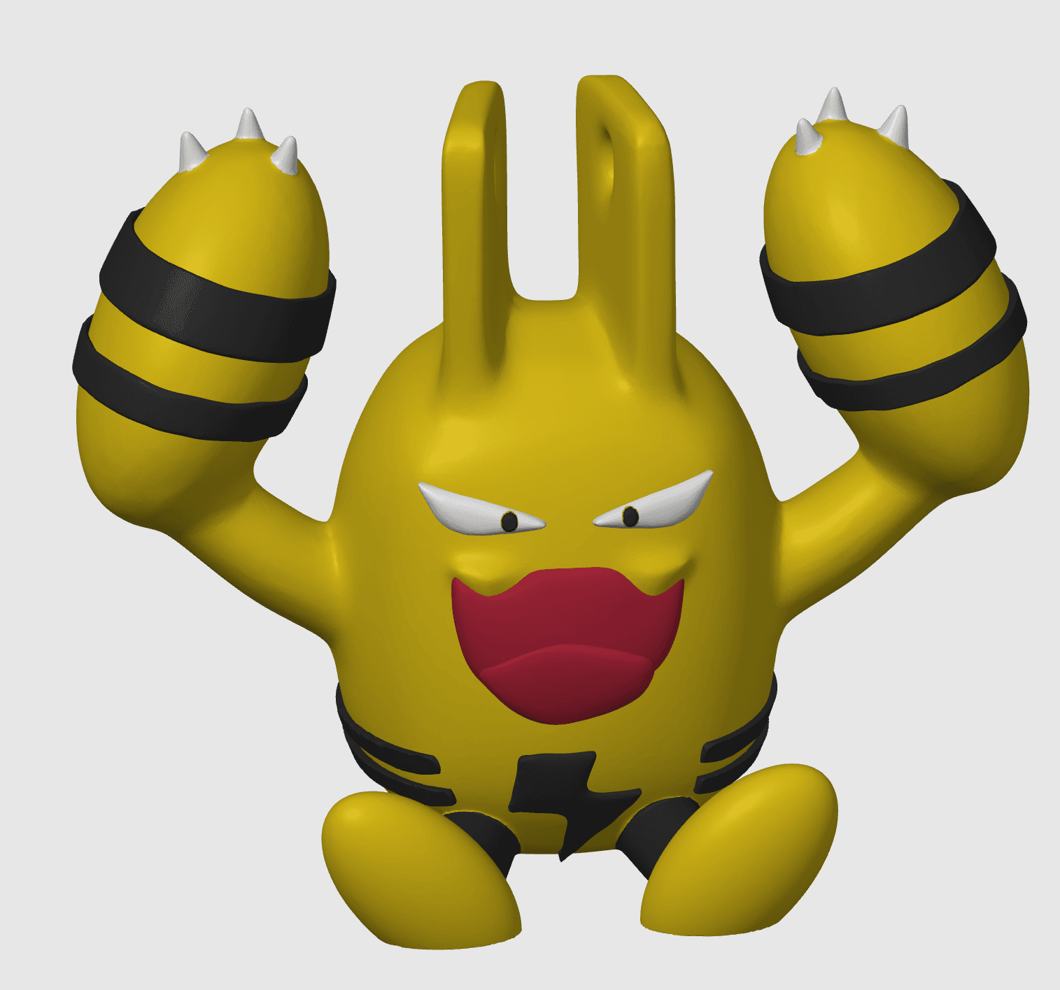 Elekid Pokemon (No Support) 3d model