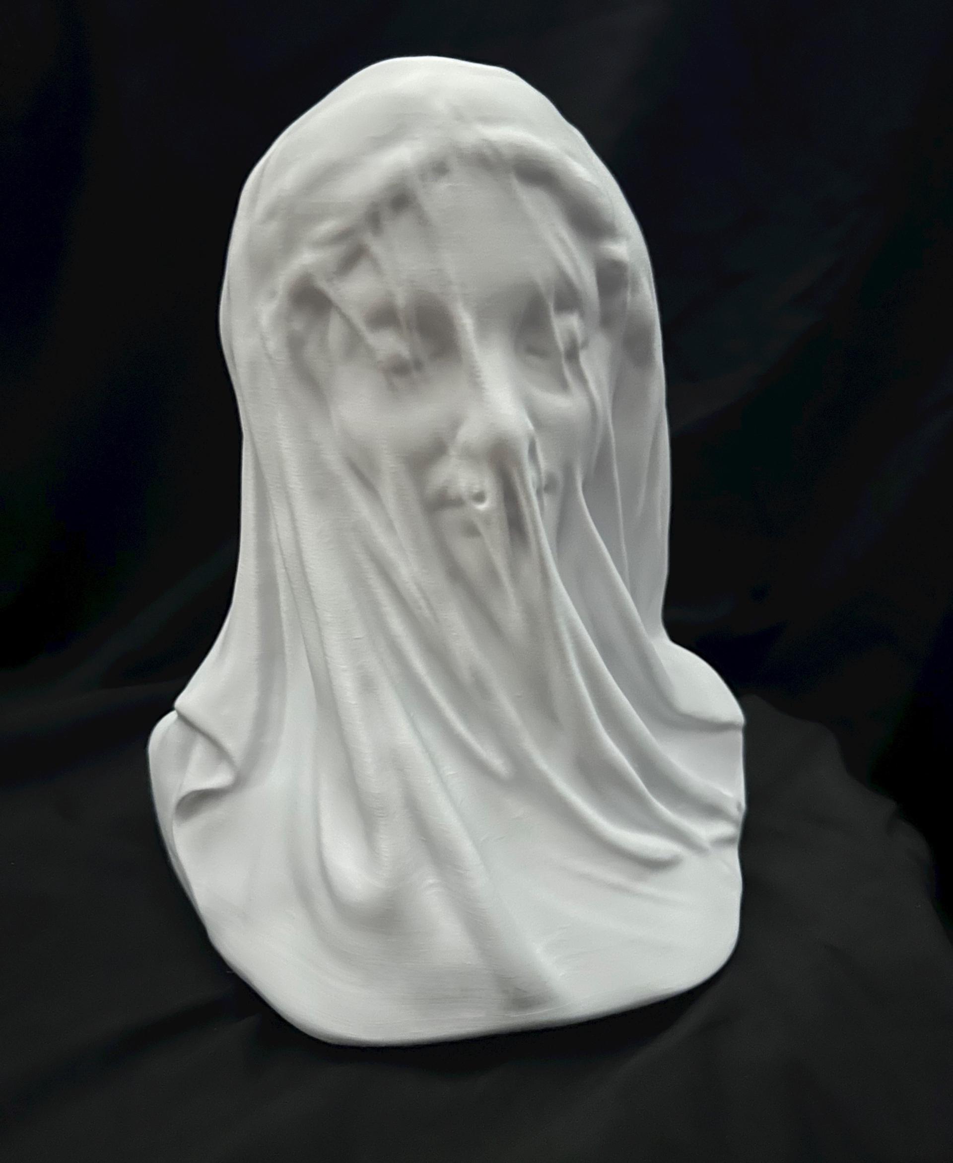 Veiled Virgin Sculpture 3d model