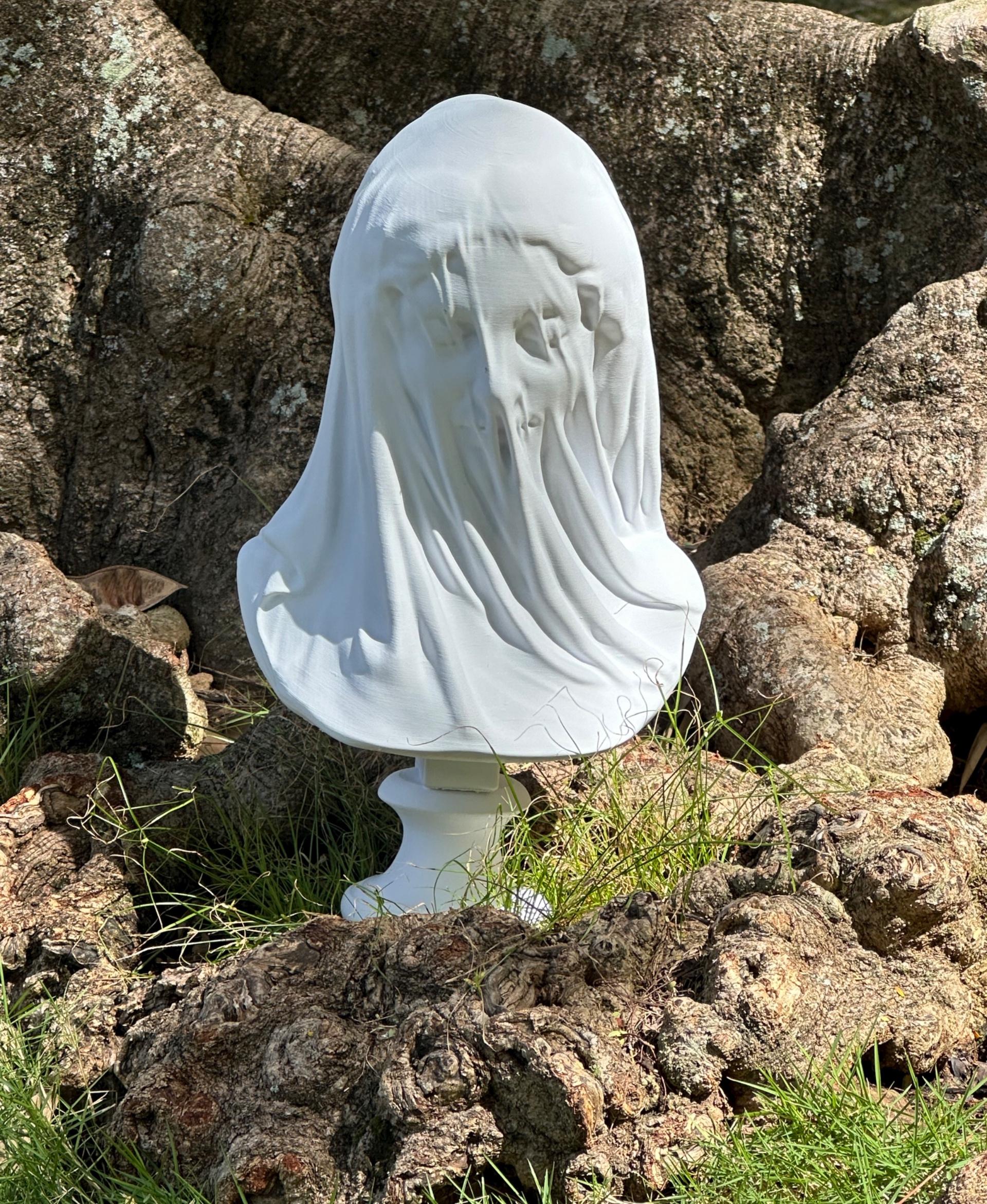 Veiled Virgin Sculpture 3d model