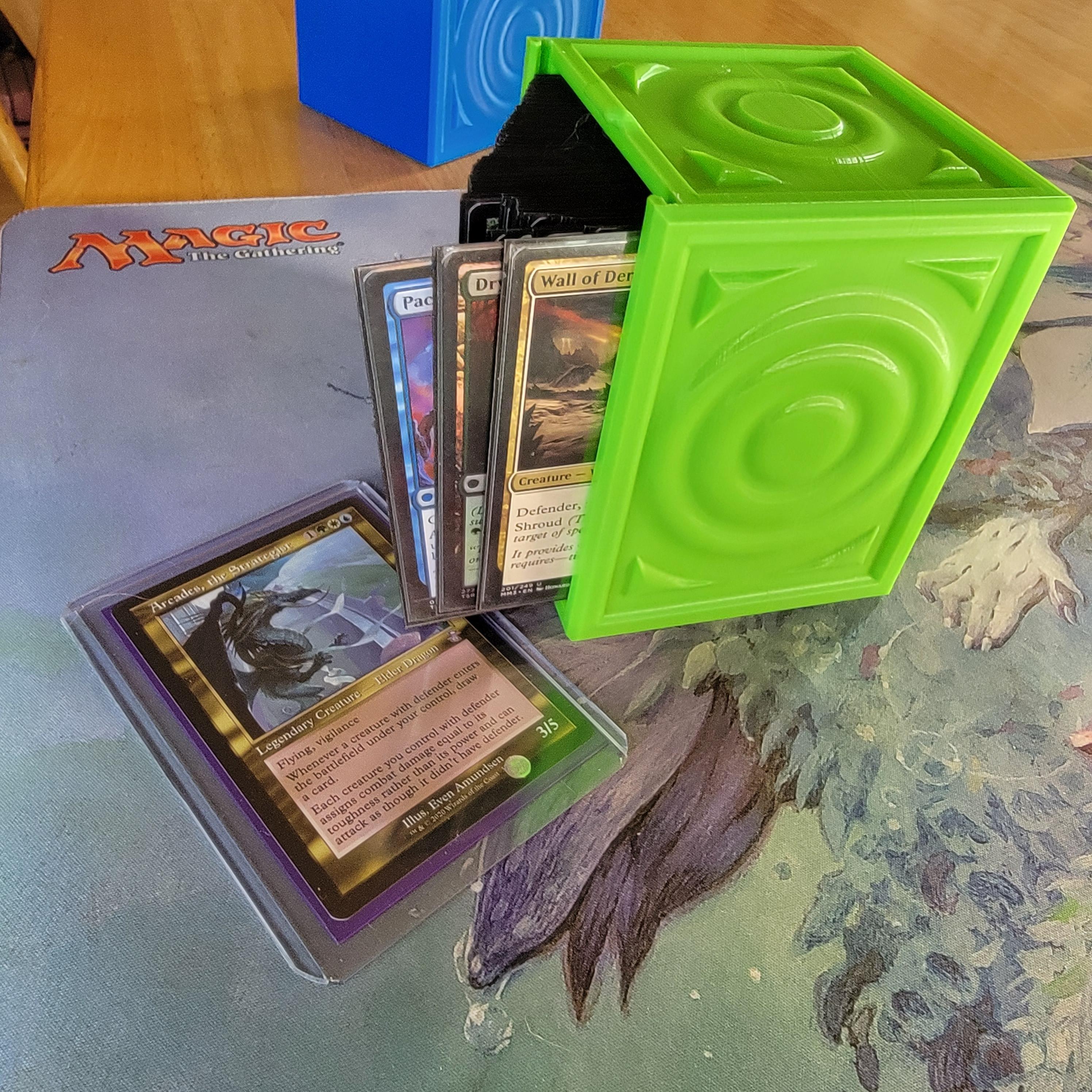 Detailed Top Loader EDH Deck Box 3d model