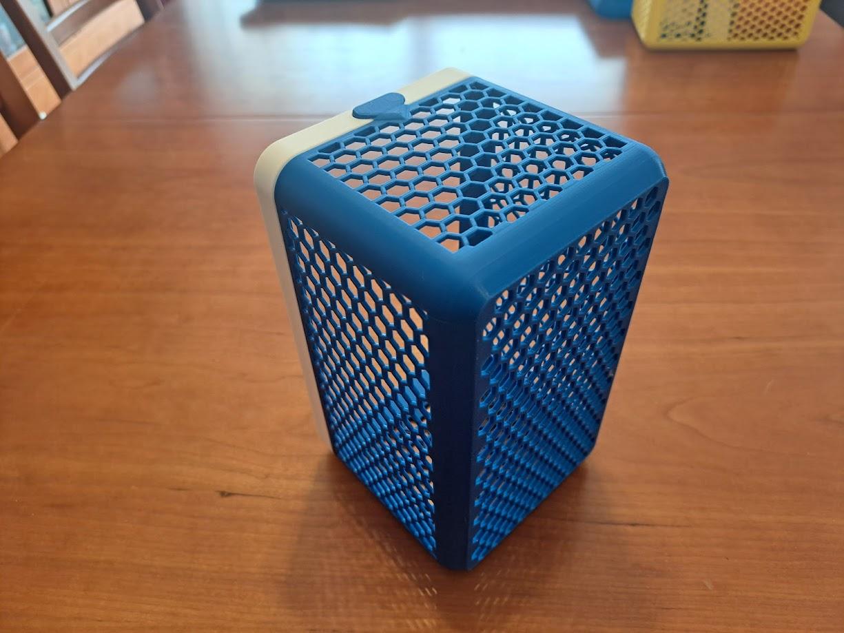 Print-in-Place Basket with Handles 3d model