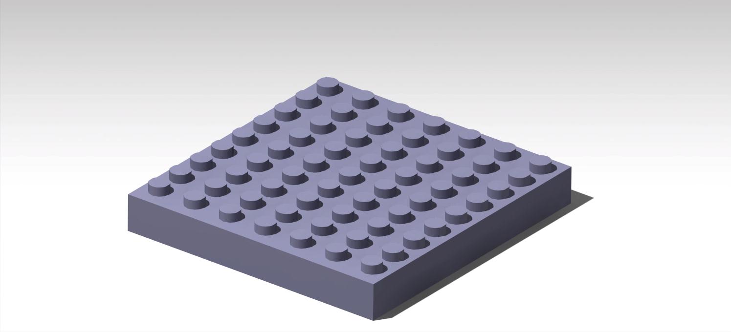 Lego brick 3d model