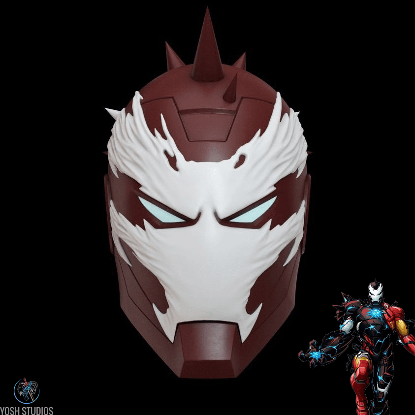 Iron Venom Helmet 3d Print File STL 3d model